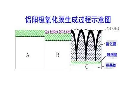 鋁型材硬質(zhì)陽極氧化膜生成過程 鋁型材硬質(zhì)陽極氧化膜生成過程